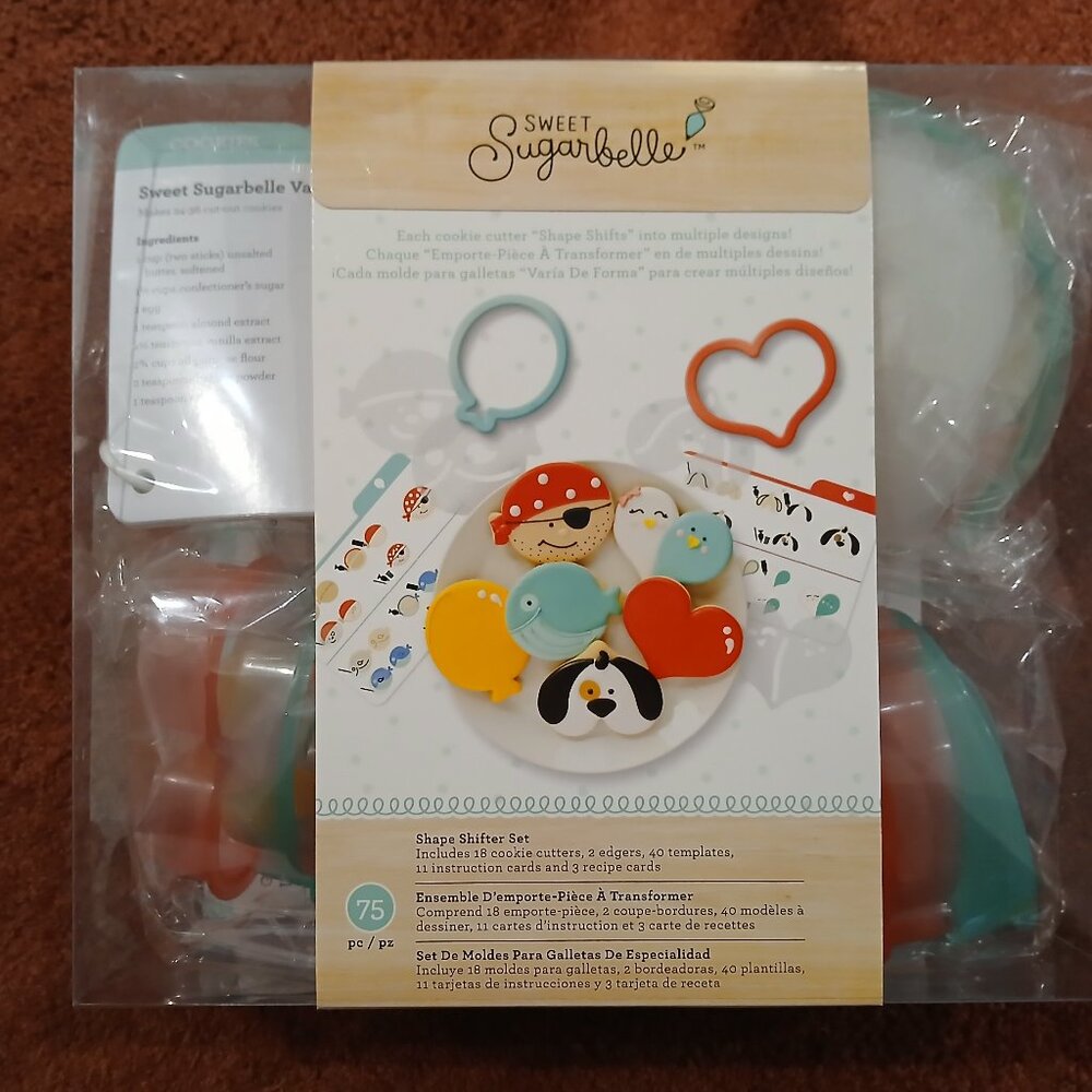 SWEET SUGARBELLE 75- PIECE SHAPE SHIFTER COOKIE CUTTER SET